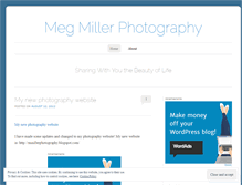 Tablet Screenshot of megmillerphotography.wordpress.com