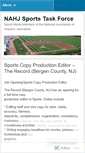 Mobile Screenshot of nahjsportstaskforce.wordpress.com