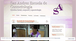 Desktop Screenshot of escuelacosmetologia.wordpress.com