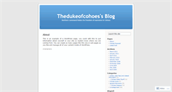 Desktop Screenshot of aneyeoncohoes.wordpress.com