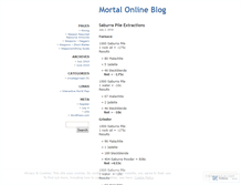 Tablet Screenshot of mortalonlineblog.wordpress.com