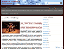 Tablet Screenshot of corredorbioceanico.wordpress.com