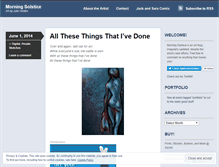 Tablet Screenshot of morningsolstice.wordpress.com