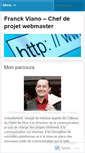 Mobile Screenshot of franckviano.wordpress.com