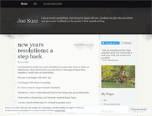 Tablet Screenshot of joesuzz.wordpress.com
