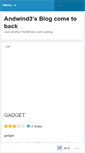 Mobile Screenshot of andwind3.wordpress.com