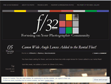 Tablet Screenshot of f32photo.wordpress.com