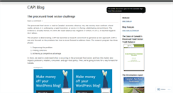 Desktop Screenshot of capiblog.wordpress.com