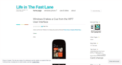 Desktop Screenshot of lifeinthefastlaneok.wordpress.com