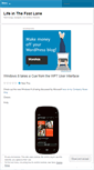 Mobile Screenshot of lifeinthefastlaneok.wordpress.com