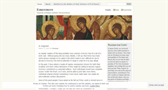 Desktop Screenshot of eirenikon.wordpress.com