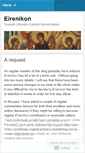 Mobile Screenshot of eirenikon.wordpress.com