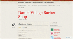 Desktop Screenshot of barbers.wordpress.com