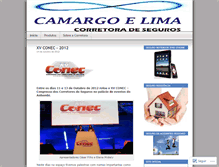 Tablet Screenshot of camargoelima.wordpress.com