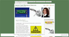 Desktop Screenshot of mycreditcardmerchantservices.wordpress.com