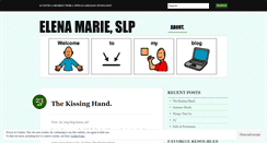 Desktop Screenshot of elenamarieslp.wordpress.com