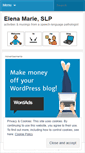 Mobile Screenshot of elenamarieslp.wordpress.com