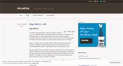 Desktop Screenshot of micadrey.wordpress.com
