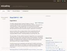 Tablet Screenshot of micadrey.wordpress.com