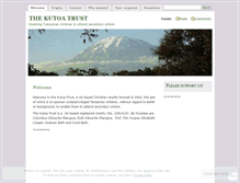 Tablet Screenshot of kutoatrust.wordpress.com