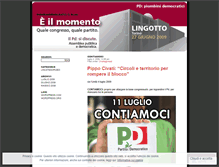 Tablet Screenshot of piombinidemocratici.wordpress.com