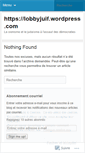 Mobile Screenshot of lobbyjuif.wordpress.com