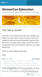 Mobile Screenshot of edwomencan.wordpress.com