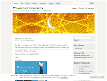 Tablet Screenshot of edwomencan.wordpress.com