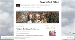 Desktop Screenshot of beautifulblur.wordpress.com