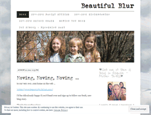 Tablet Screenshot of beautifulblur.wordpress.com