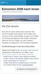 Mobile Screenshot of israel2009.wordpress.com
