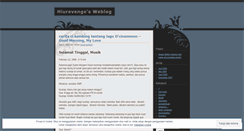 Desktop Screenshot of hiurevenge.wordpress.com