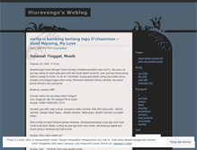 Tablet Screenshot of hiurevenge.wordpress.com