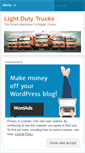 Mobile Screenshot of lightdutytruck.wordpress.com