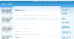 Desktop Screenshot of climatereality.wordpress.com