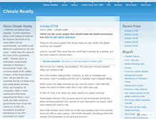 Tablet Screenshot of climatereality.wordpress.com