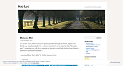 Desktop Screenshot of haoluo1979.wordpress.com