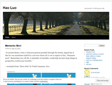 Tablet Screenshot of haoluo1979.wordpress.com