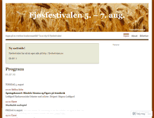 Tablet Screenshot of fjosfestivalen.wordpress.com