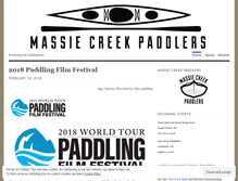 Tablet Screenshot of massiecreekpaddlers.wordpress.com