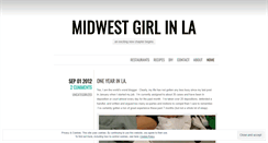 Desktop Screenshot of midwestlagirl.wordpress.com