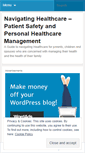 Mobile Screenshot of navigatinghealthcare.wordpress.com