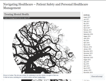 Tablet Screenshot of navigatinghealthcare.wordpress.com