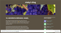 Desktop Screenshot of niaky.wordpress.com
