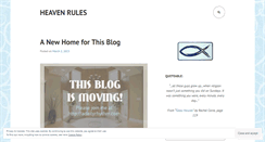 Desktop Screenshot of heavenrules.wordpress.com