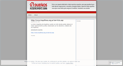 Desktop Screenshot of duenosalquilando.wordpress.com