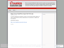 Tablet Screenshot of duenosalquilando.wordpress.com
