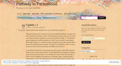 Desktop Screenshot of pathwaytoparenthood.wordpress.com