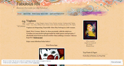 Desktop Screenshot of fabulousrn.wordpress.com