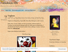 Tablet Screenshot of fabulousrn.wordpress.com